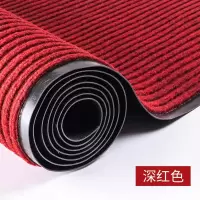 地毯厨房防滑吸水地垫入门垫进门脚垫1.2*15米 深红色