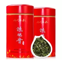 山间禾木 新茶特级安溪清香型铁观音乌龙茶 正宗兰花香福建乌龙茶叶 铁观音210g(105gx2罐)