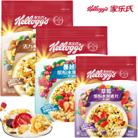 家乐氏Kellogg's谷兰诺拉蔓越莓草莓坚果大酸奶块水果谷物麦片即食冲饮办公室早餐代餐干吃儿童 草莓\蔓越莓\坚果