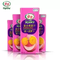 牵手 桃+胡萝卜复合果蔬汁1L