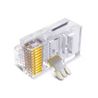 百刻 RJ45 超五类水晶头白色100个/件 (单位:件)