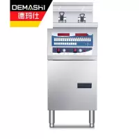 德玛仕（DEMASHI） 电炸炉商用 小吃油炸锅油炸机 油条薯条炸串机 重型立式NTP18EF（自带滤油）单槽