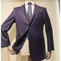 希努尔(SiNOER) 蓝色商务职业西装二件套 秋冬新品西服男士西服(西装+裤子)套