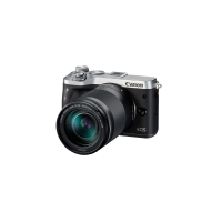 佳能(Canon)微单相机 数码相机 微单套机 银色 (18-150 微单镜头)Vlog相机 视频拍摄 EOS M6