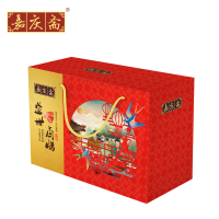 嘉庆斋卤腊味大礼盒 盛世卤腊 6款 1850g 保质期90天 盐水草鸡 御品酱鸭 狮子头 麻辣香肠 原味香肠 风味腊肉