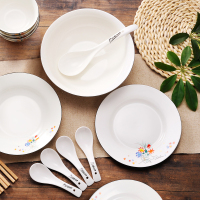 毕加索《友谊之花》艺术餐具套装家用中式碗碟盘简约时尚创意瓷器可微波24头餐具 友谊之花24头