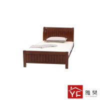 雅樊-YR-YFGZA017 实木床办公接待床 现代简约大床 酒店卧室床 1.2米床