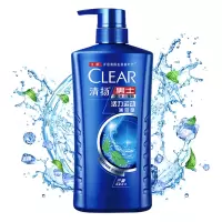 洗发水清扬男士清爽控油男士活力运动薄荷型洗发露750ML