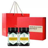 DNZ新西兰原装进口野花蜂蜜500g*2节日礼品送礼佳品送长辈客户父母实用礼物