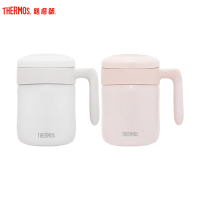 膳魔师(THERMOS)保温杯TCMM-520桌面把手杯可爱便携304不锈钢520ml大容量保温保冷