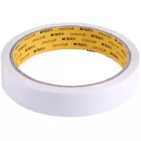 晨光(M&G)97350棉纸双面胶带16卷装18mm*10y 两面胶 胶布 胶纸 白色胶纸双面胶带双面胶胶带(BY)