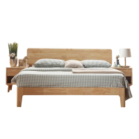 实木床 单人床 原木/胡桃 1350*2000mm 单位:张