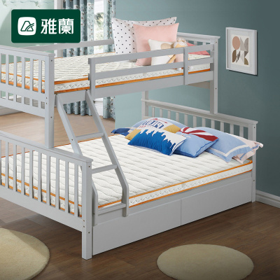 雅兰床垫,AIRLAND儿童床垫定制1.2米加硬护脊天然乳胶床垫席梦思代棕垫 乐天派