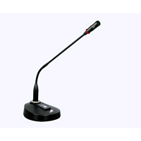 力奇 LM-383B 铁座会议有线话筒 酒店大会议室麦克风 鹅颈话筒