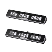 临时停车牌停靠牌 XC0219 滑动可隐藏式临时停车卡保护隐私号码牌11.5*2.2mm (100个起订)