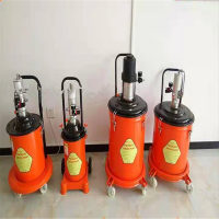 黄油机高压气动黄油泵黄油机气动12L高压注油器注油机含万向枪 油水分离器 五米防爆钢丝管