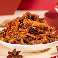 满楼香 休闲列车烧烤味鱼皮80g