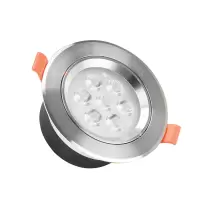 佛山照明（FSL）LED筒射灯玄关过道走廊灯天花灯8W暖白光4000K 开孔9-10cm 铝材边框
