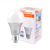 佛山照明（FSL）LED灯泡 E27 5W螺旋口 6500K白光 A60灯泡