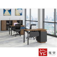 雅樊 职员台YR—YFGNW66B1211 简约 办公电脑桌 单人位 主管桌 小型木质办公桌 1200*600*750