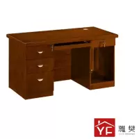 雅樊 办公桌YRYF-YLYL024 实木油漆电脑桌 职员桌主管桌经理桌 中班台写字台 B-1401(140*68*76
