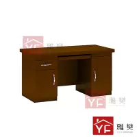 雅樊办公桌YF-YL035XK 实木油漆电脑桌 职员桌主管桌经理桌 中班台写字台 B-1408(140*70*76cm)