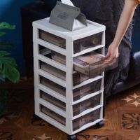 移动式大容量多功能整理柜带轮子 27*34*55