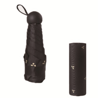 天堂伞 五折叠太阳伞防晒防紫外线遮阳伞 小巧便携晴雨两用胶囊伞 190T