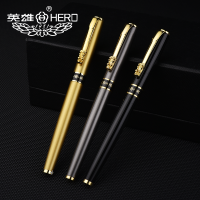 英雄 1508 雅志龙夹铱金笔美工笔弯尖 0.5mm 黑漆、金色，灰色 单支价格