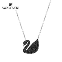 施华洛世奇大号黑天鹅项链