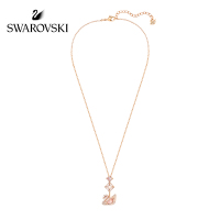 施华洛世奇粉天鹅Y形链