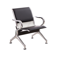 休息椅 单人位休息椅 公共休息 机场等候 健身房休息连排椅子(带垫)680*680*800mm