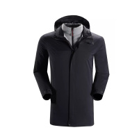 凯乐石 男款CROSS轻量三合一冲锋衣(中长)KG110256银白