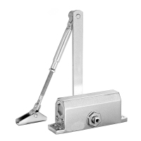 卫生间闭门器RS 不定位自动闭门器 承重35KG