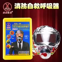 兴安 火灾酒店逃生面罩 过滤式消防自救呼吸器 TZL30型 黄盒 硅胶面具