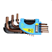 标准9件套古铜色球头内六角扳手-SJ