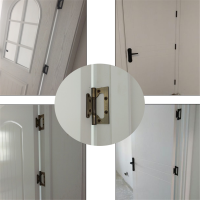 合页五金铰链子母合页不锈钢 拉丝银(一副装)