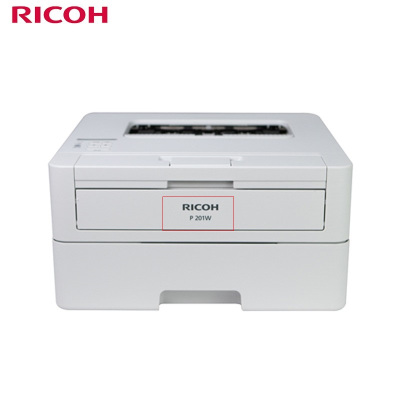 理光（Ricoh）P 201W A4黑白激光打印机 自动双面打印 34页/分钟 有线 无线