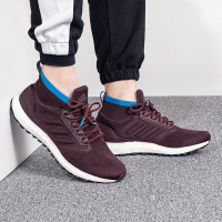 阿迪达斯鞋男UltraBoost高帮袜套保暖透气运动跑步鞋CM8255