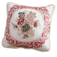 恒源祥 绣花中式 靠枕被
