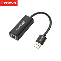 联想(Lenovo)A509 USB转网口转接器RJ45百兆网转换器扩展转接头适用于苹果Mac小米华为笔记本电脑