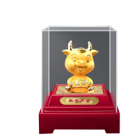 业专享 绒沙金金牛摆件*1(145*110*170MM) 起订量500