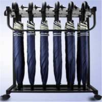 带锁雨伞架配套用商务雨伞 颜色随机