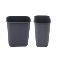 白云20L磨砂黑垃圾桶