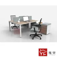 雅樊YFDZ01 职员办公桌 简约现代员工桌 屏风工作位单人位 1300*700*1050（不做库存，拍单联系客服