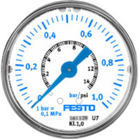 费斯托 FESTO 精密压力表 MAP-40-1-1/8-EN(161126)(包装数量 1个)