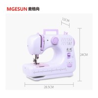 麦格尚 家毅605缝纫机家用电动小型手持迷你多功能锁边全自动吃厚缝纫机