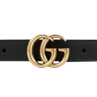 【宋祖儿同款】GUCCI 古驰 女士黑色双G带扣皮革腰带 409417-AP00T-1000 黑色90CM