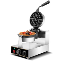 乐创 商用炉格子饼华夫饼机 HF-8