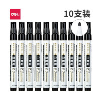 得力(deli) S507 白板笔彩色易擦画板笔可擦白板笔可加墨白板笔白板写字笔 10支/盒